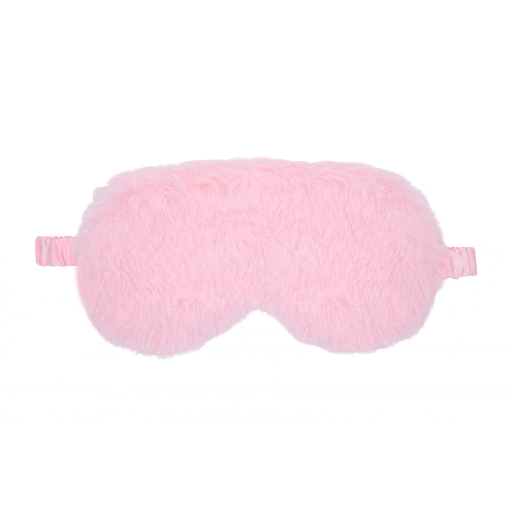 OUCH! Fluffy Mask - Powder Pink - Pink Fluffy Eye Mask - OU1062PPNK