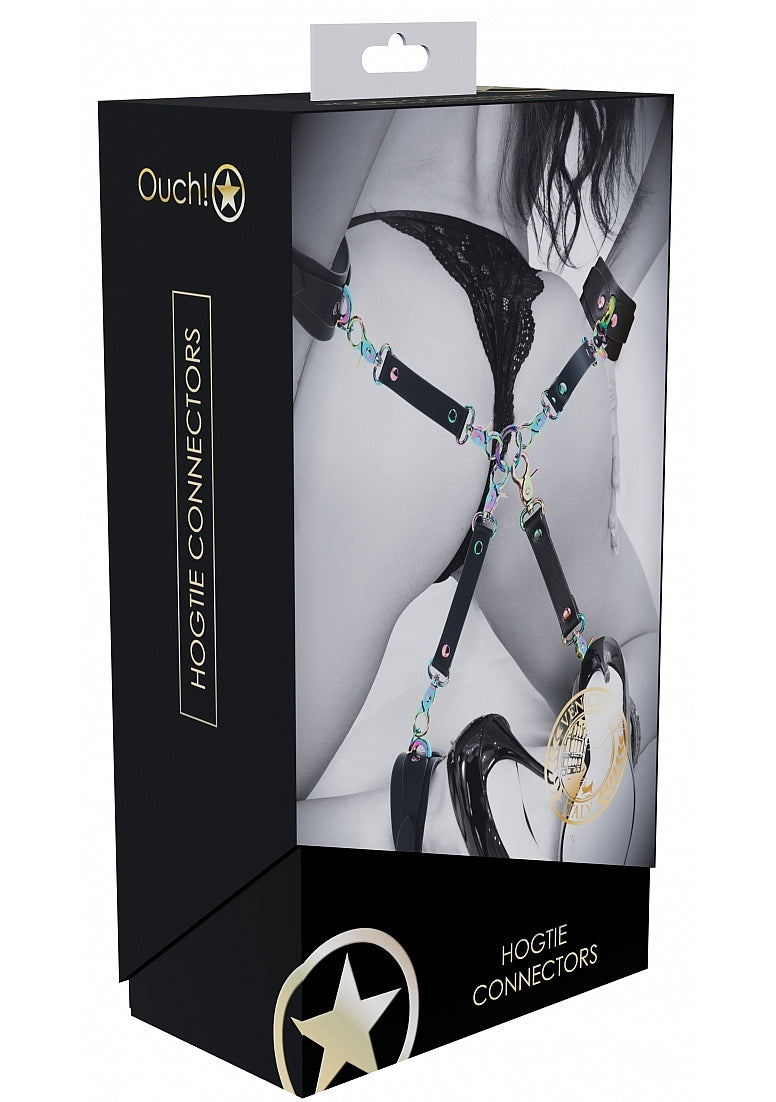 Ouch! Venice Collection - Hogtie Connectors-OU957BLK