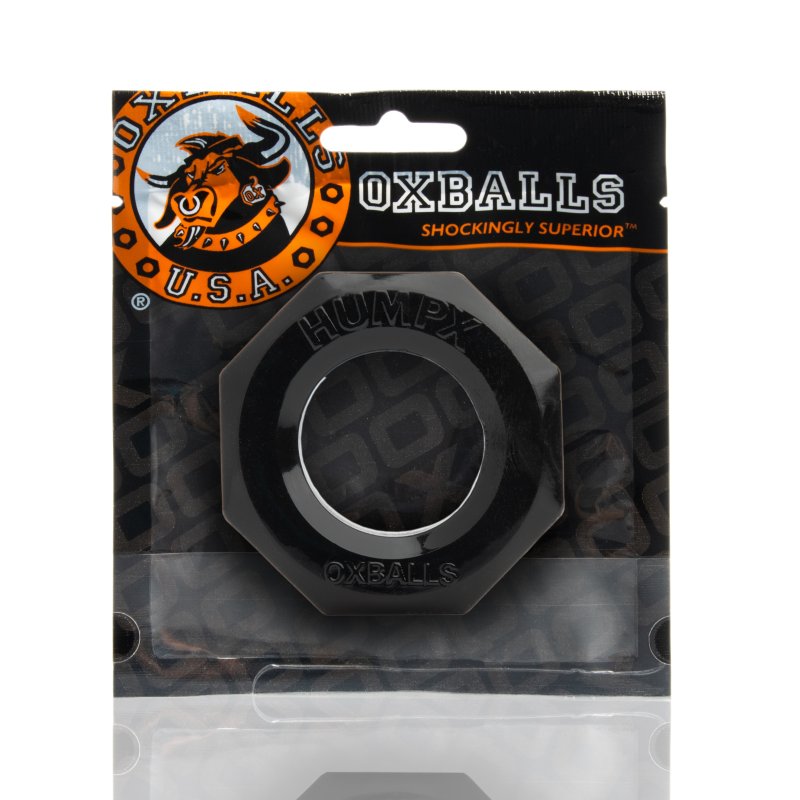 OXBALLS HUMPX larger screw cockring BLACK-OX-3039-BLK