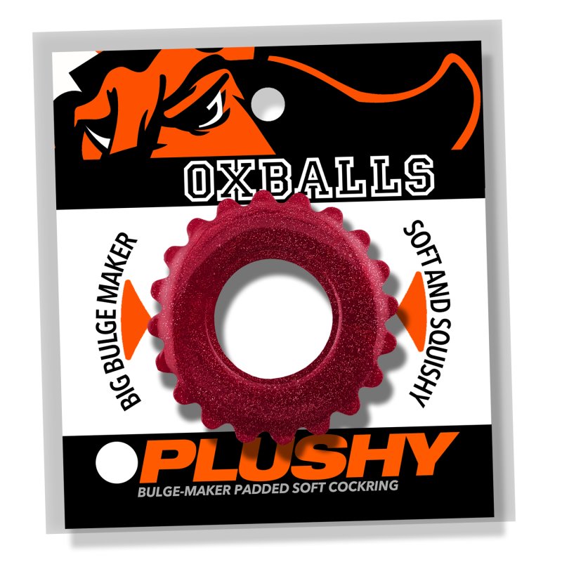 OXBALLS PLUSHY single ring CHERRY LIPS-OX-3207-STO