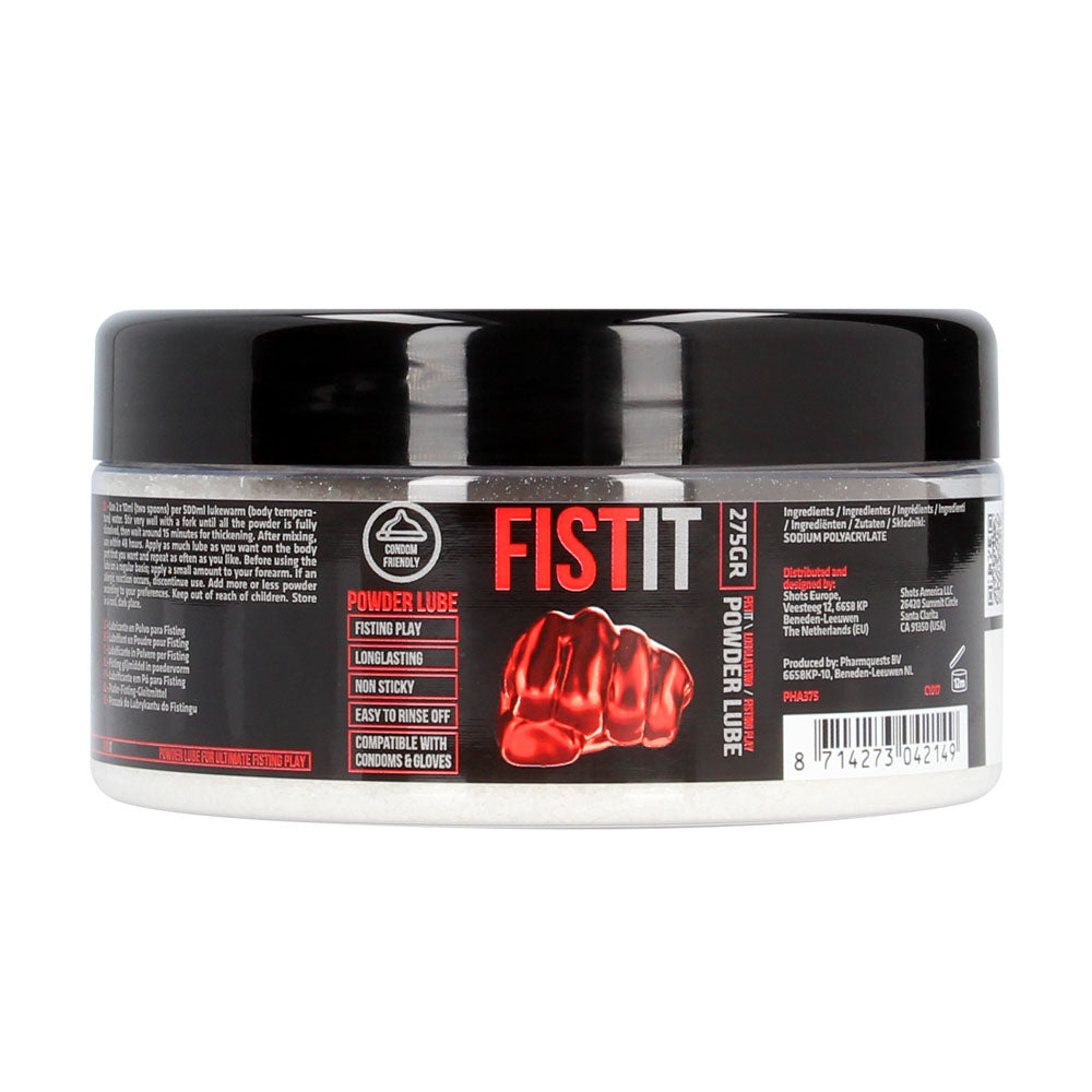 Pharmquests Fist-It Powder Lube - 275 gram - Powdered Lubricant - 275 gram Tub - PHA375