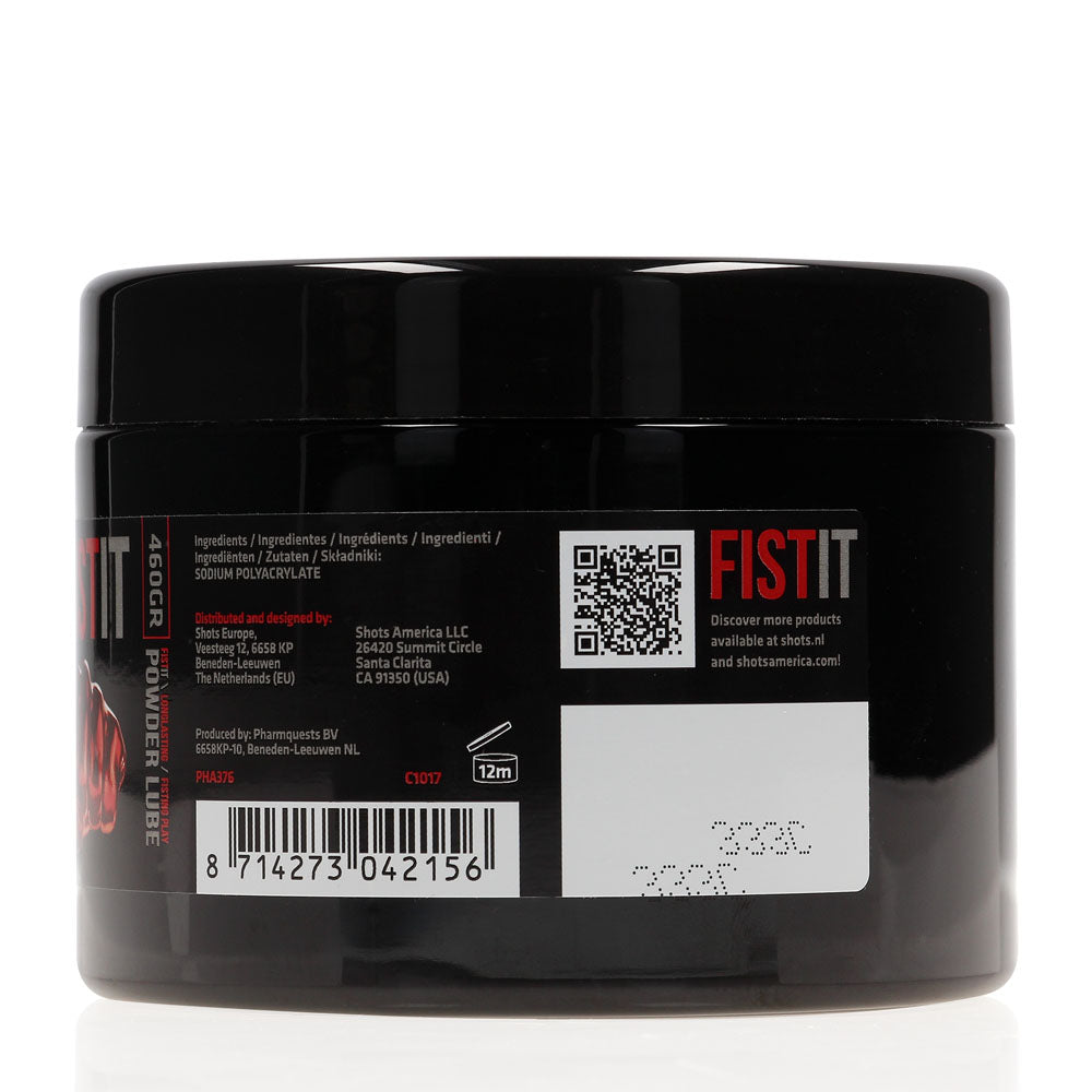 Pharmquests Fist-It Powder Lube - 460 gram - Powdered Lubricant - 460 gram Tub - PHA376