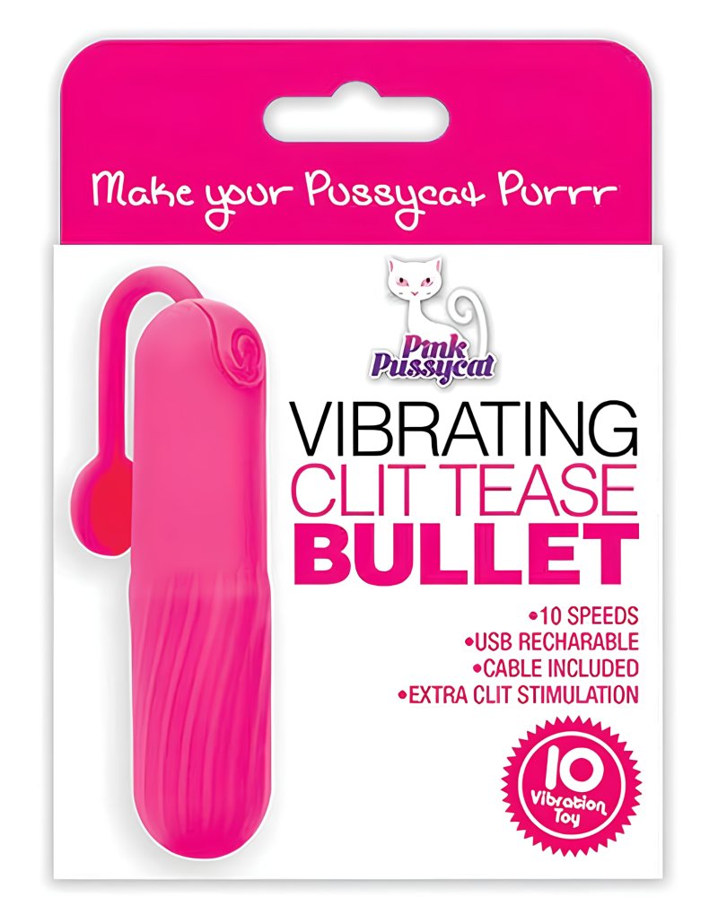 PINK PUSSYCAT VIBRATING CLIT TEASE BULLET-PPCT