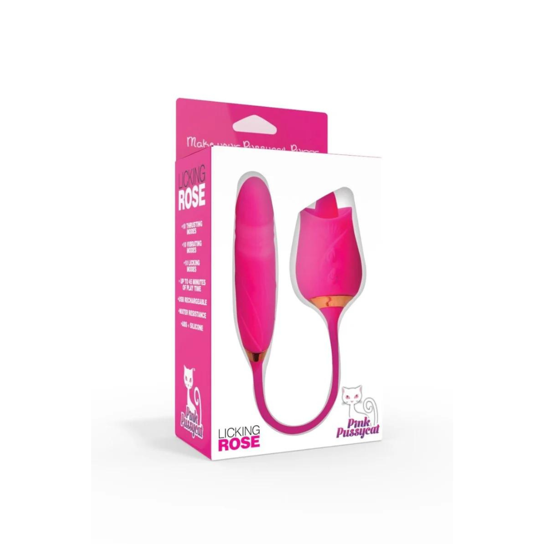 PINK PUSSYCAT LICKING ROSE-PPVR-02