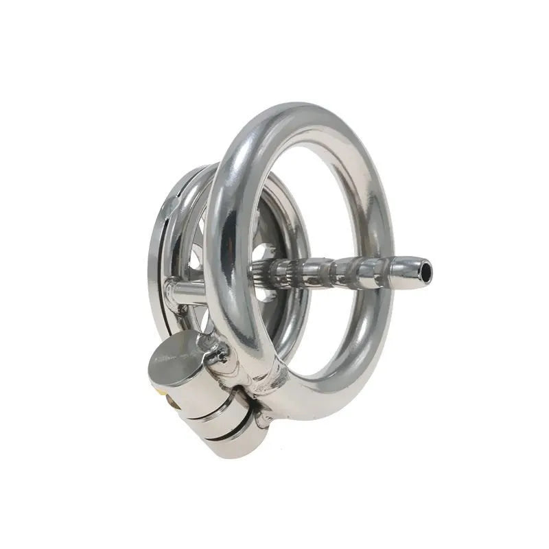 Petal-shaped Chastity Cage with Catheter - Long