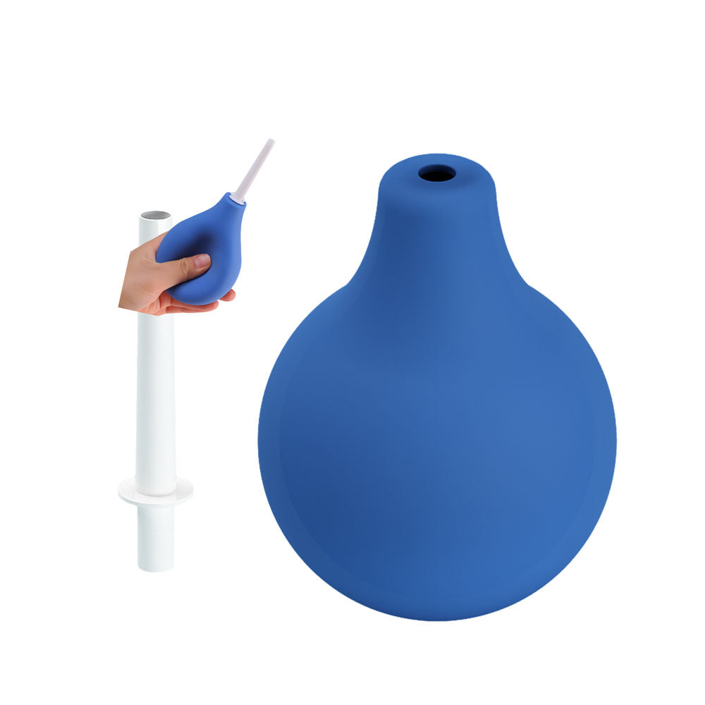 MR PLAY Anal Douche - Blue - Blue Unisex Douche - 224 ml Capacity - QX-004-MR