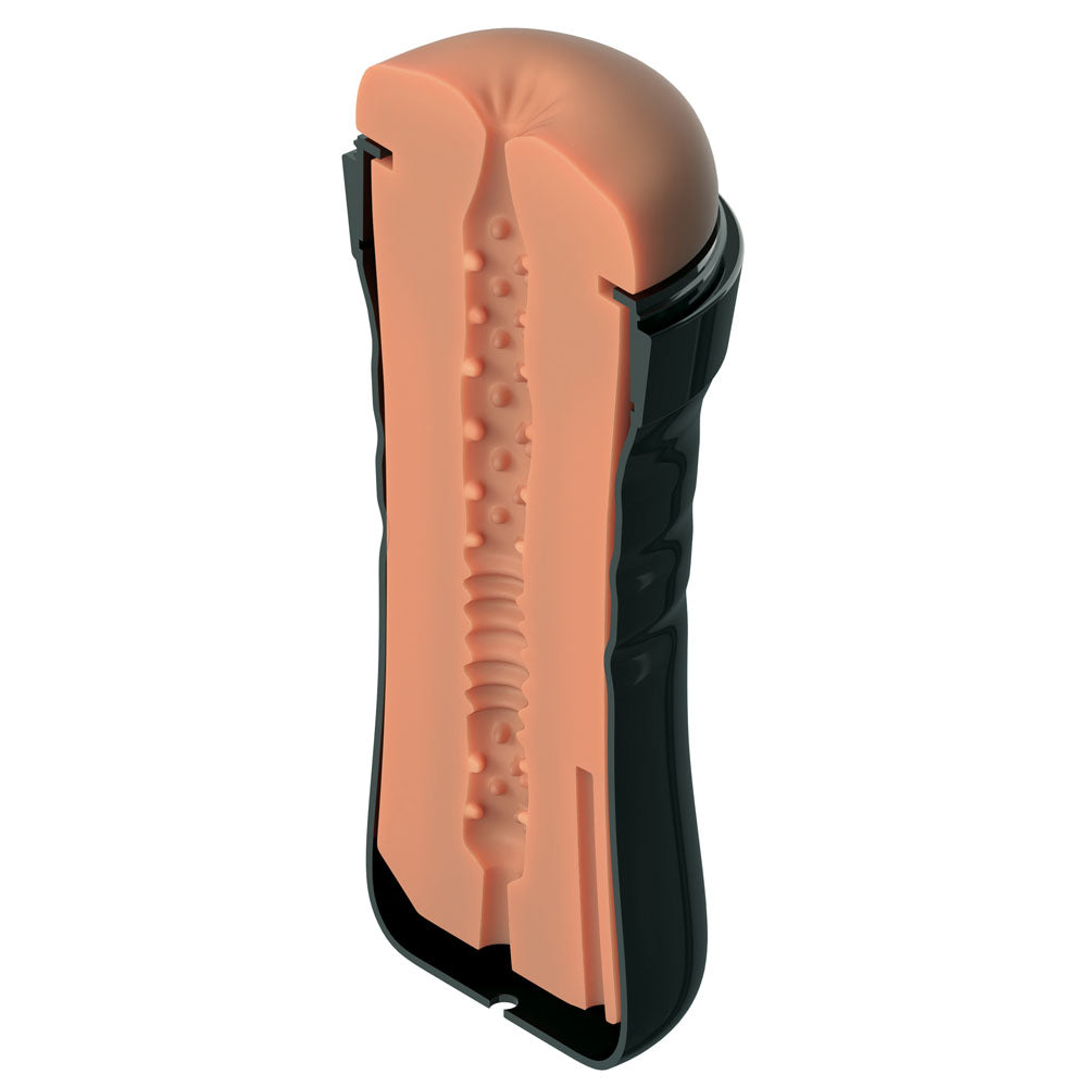 PDX Wet Bussies Super Bangin Butt - Brown - Brown Anal Stroker-RD447-29