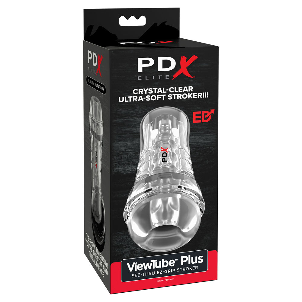PDX Elite ViewTube EZ-Grip Stroker - Clear Stroker-RD557-20