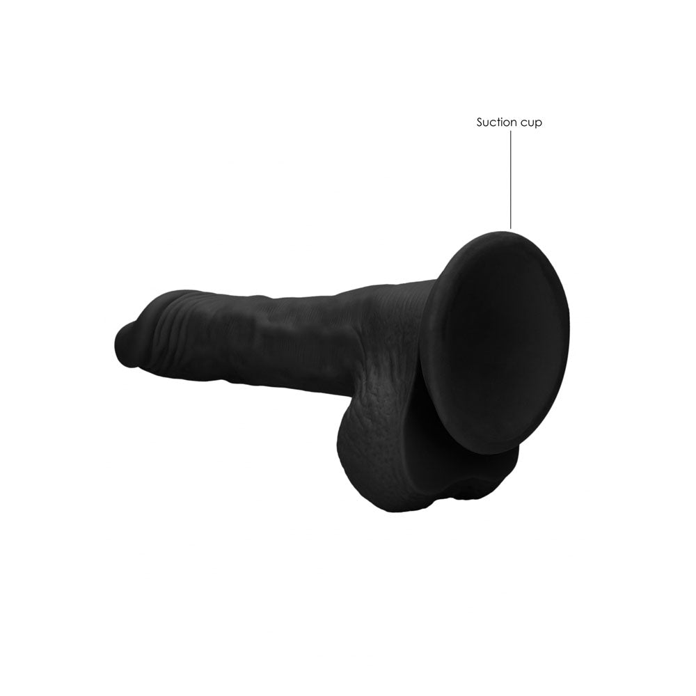 Realistic Velvet-Soft Dildo with Strong Suction Cup