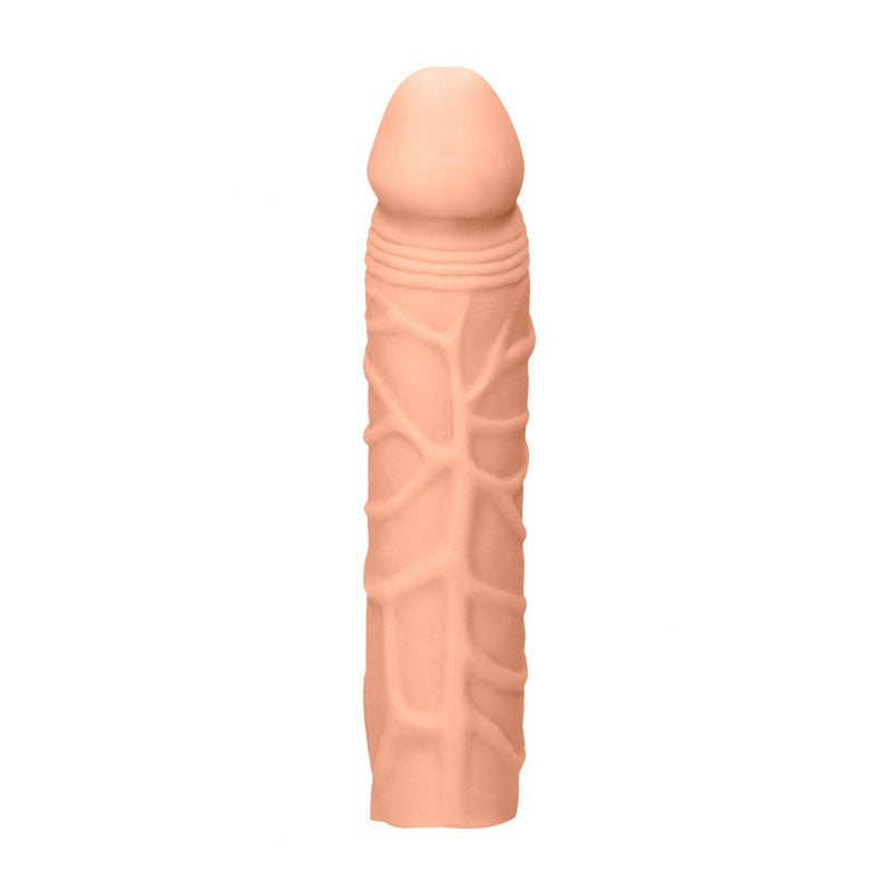REALROCK 7 Penis Extender - Flesh 17.8 cm Penis Extension Sleeve - REA104FLE