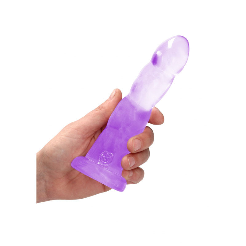REALROCK Non Realistic Dildo With Suctio - - REA110PUR