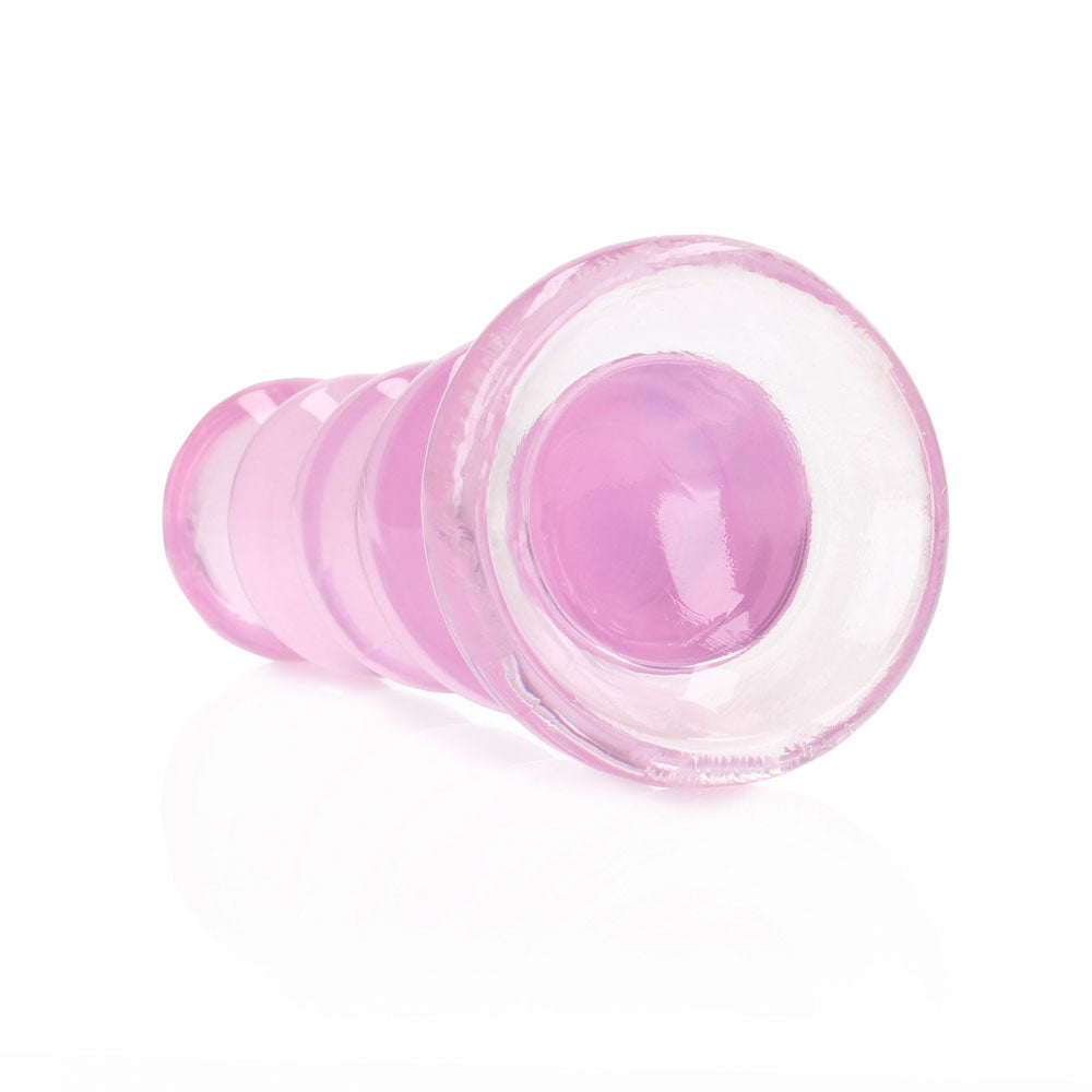 REALROCK 14 cm Curvy Anal Plug - Pink - Pink 14 cm (4.5) Butt Plug - REA158PNK