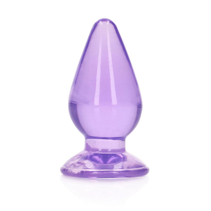 REALROCK 11.5 cm Anal Plug - Purple - Purple 11.5 cm (4.5) Butt Plug - REA162PUR