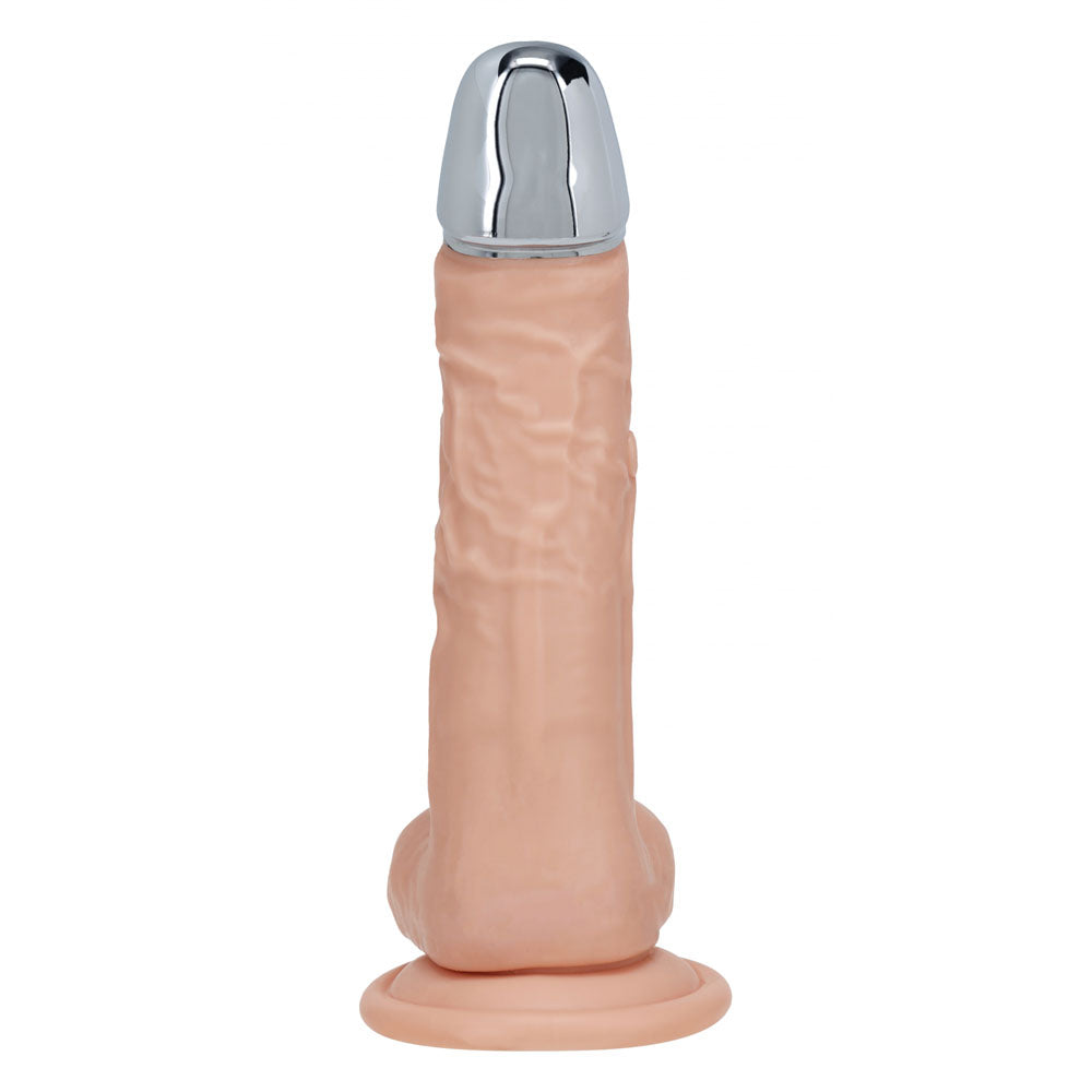Intense Pleasure with RealRock Metal Head Dildo