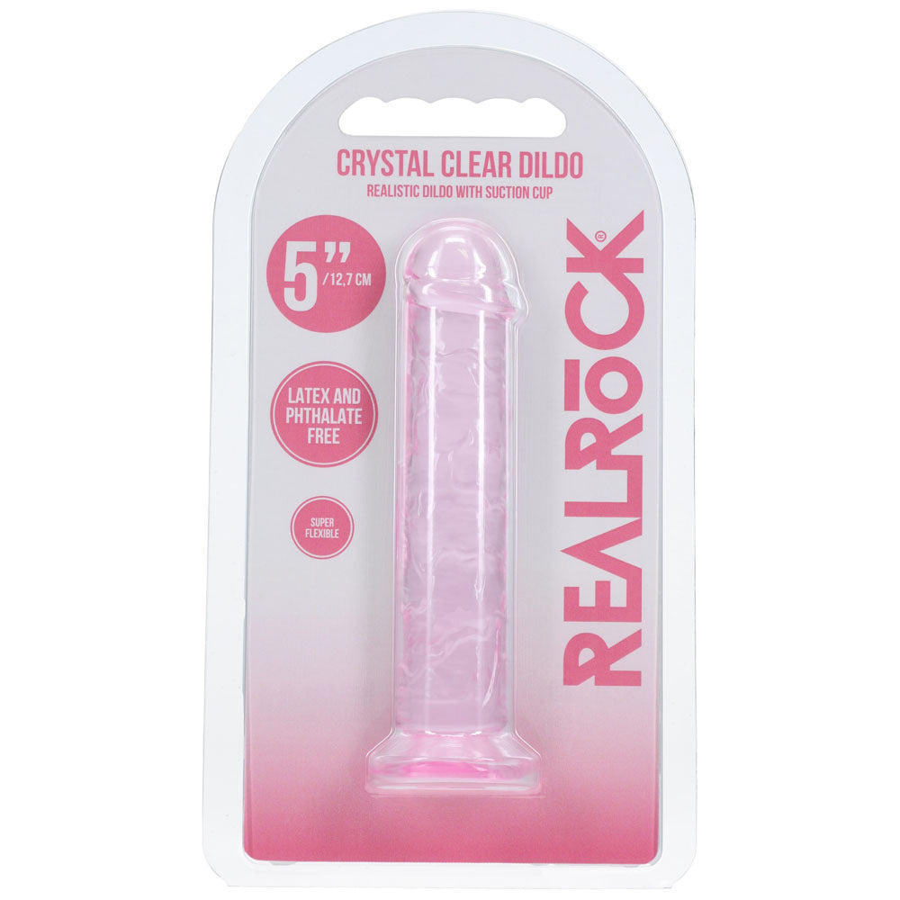 REALROCK Realistic 5 Dildo - Pink - Pink 12.7 cm Dildo