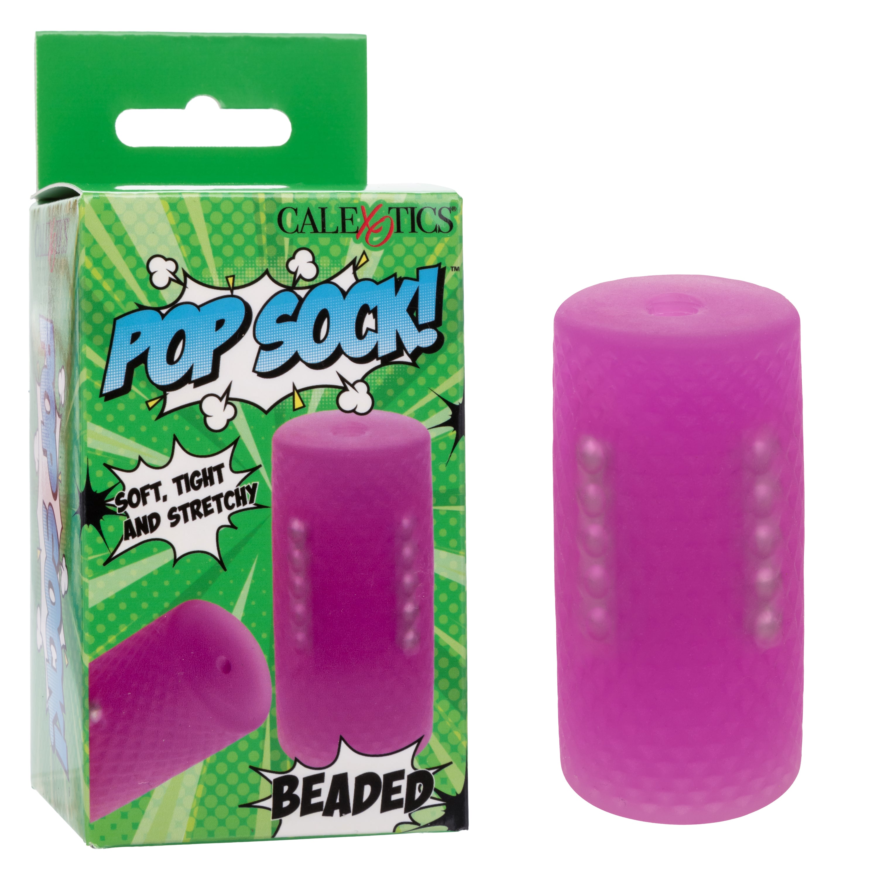 POP SOCK! BEADED PURPLE-SE-0936-32-3