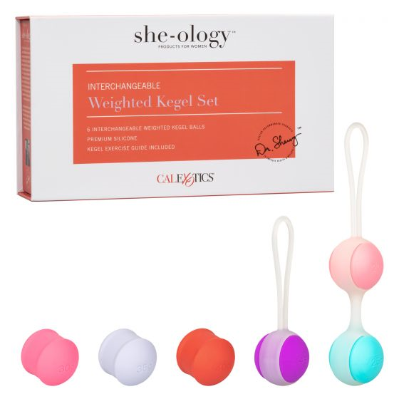 She-ology Interchangeable Weighted Kegel Set-SE-1338-15-3