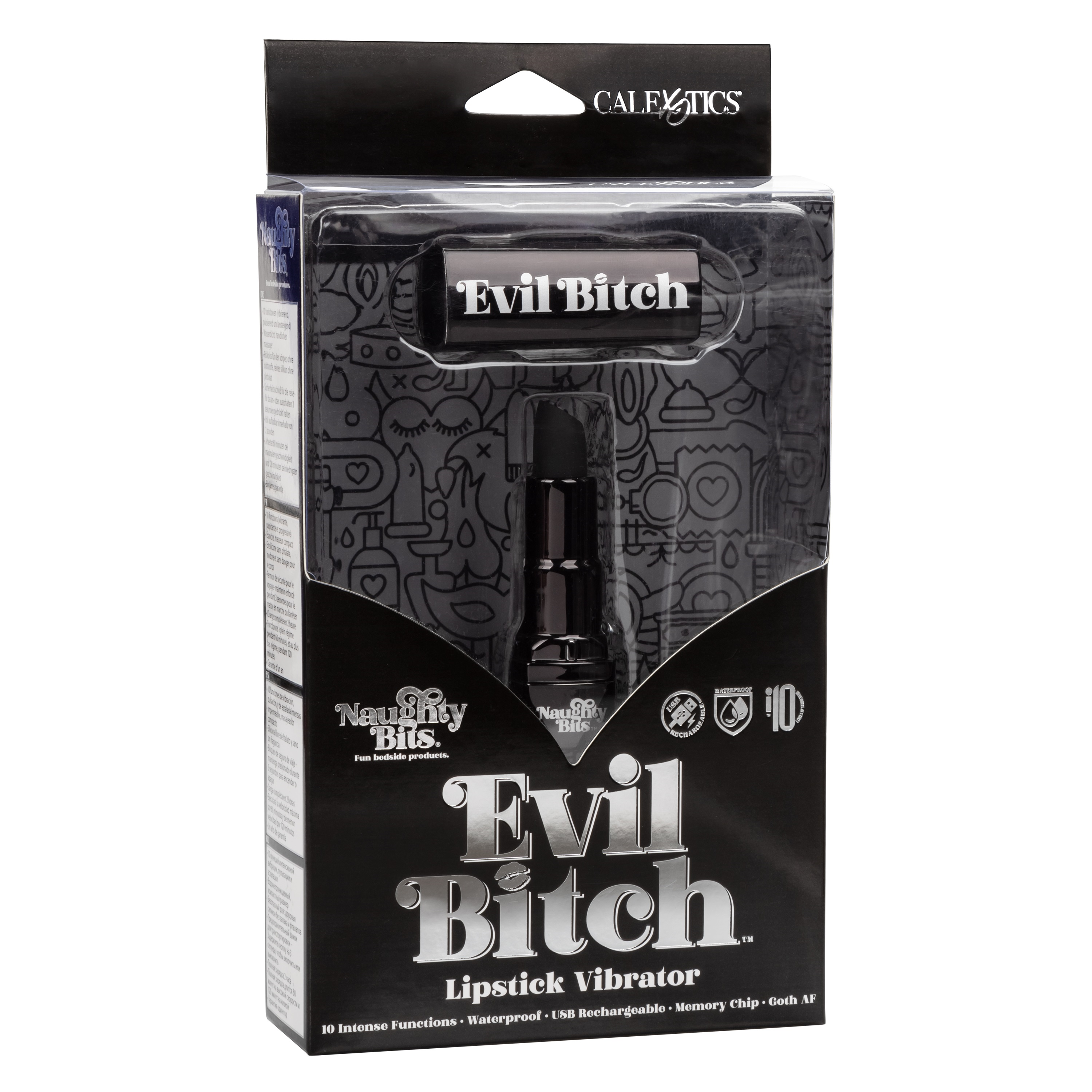 NAUGHTY BITS EVIL BITCH LIPSTICK VIBRATOR