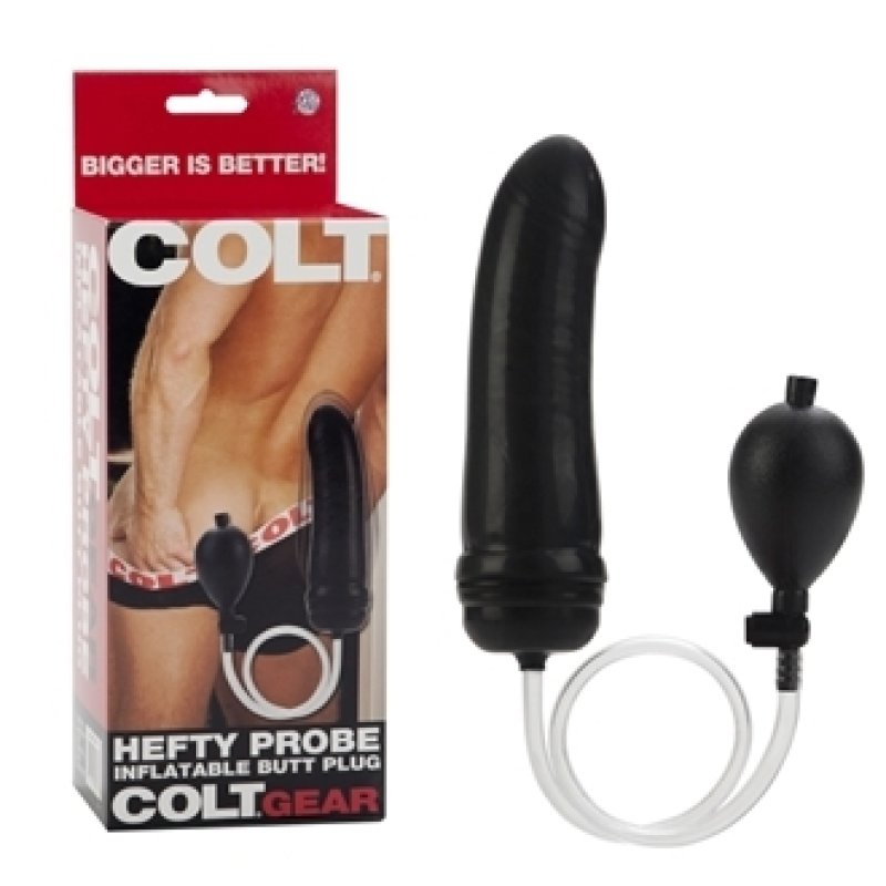 Colt Hefty Probe Inflatable Butt Plug - Black-SE-6870-20-3
