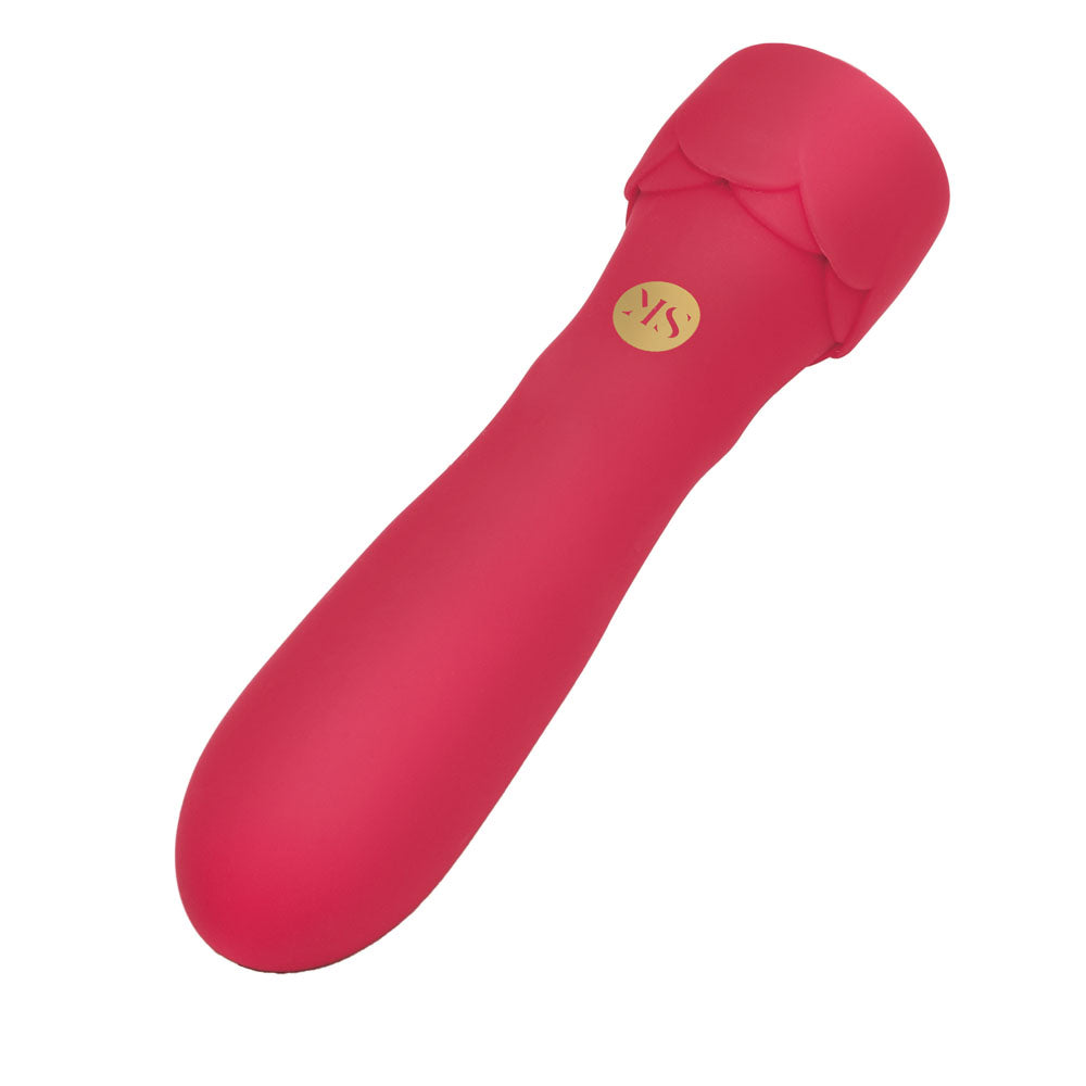 Secret Kisses ROSEGASM Floral Boost Bullet - Red 10.8 cm USB Rechargeable Bullet - SK1050