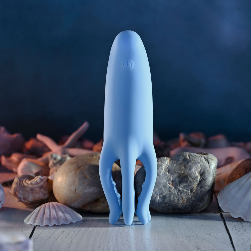 Selopa TENTACLE TICKLER - Blue USB Rechargeable Vibrating Stimulator-SL-RS-6268-2