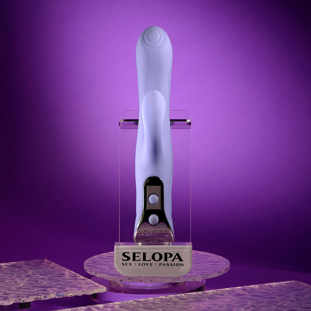 Evolved LAVENDER LOVE - Purple 23.3 cm USB Rechargeable Rabbit Vibrator-SL-RS-6619-2