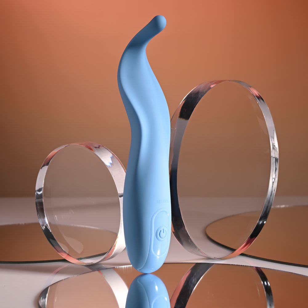 Selopa TENDER TICKLER - Blue 16.2 cm USB Rechargeable Pinpoint Stimulator-SL-RS-6916-2