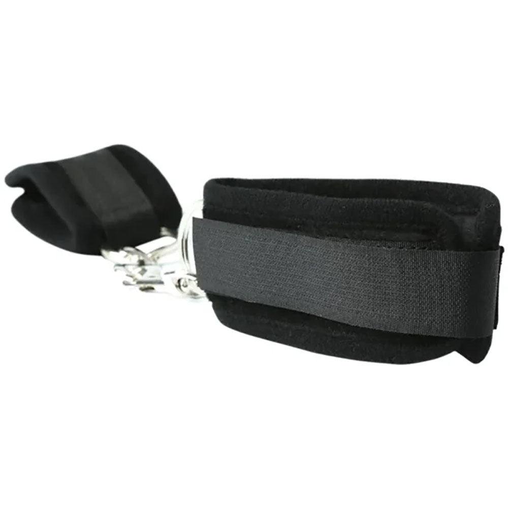 Sex & Mischief Black Beginners Handcuffs - Black Restraints - SS10028