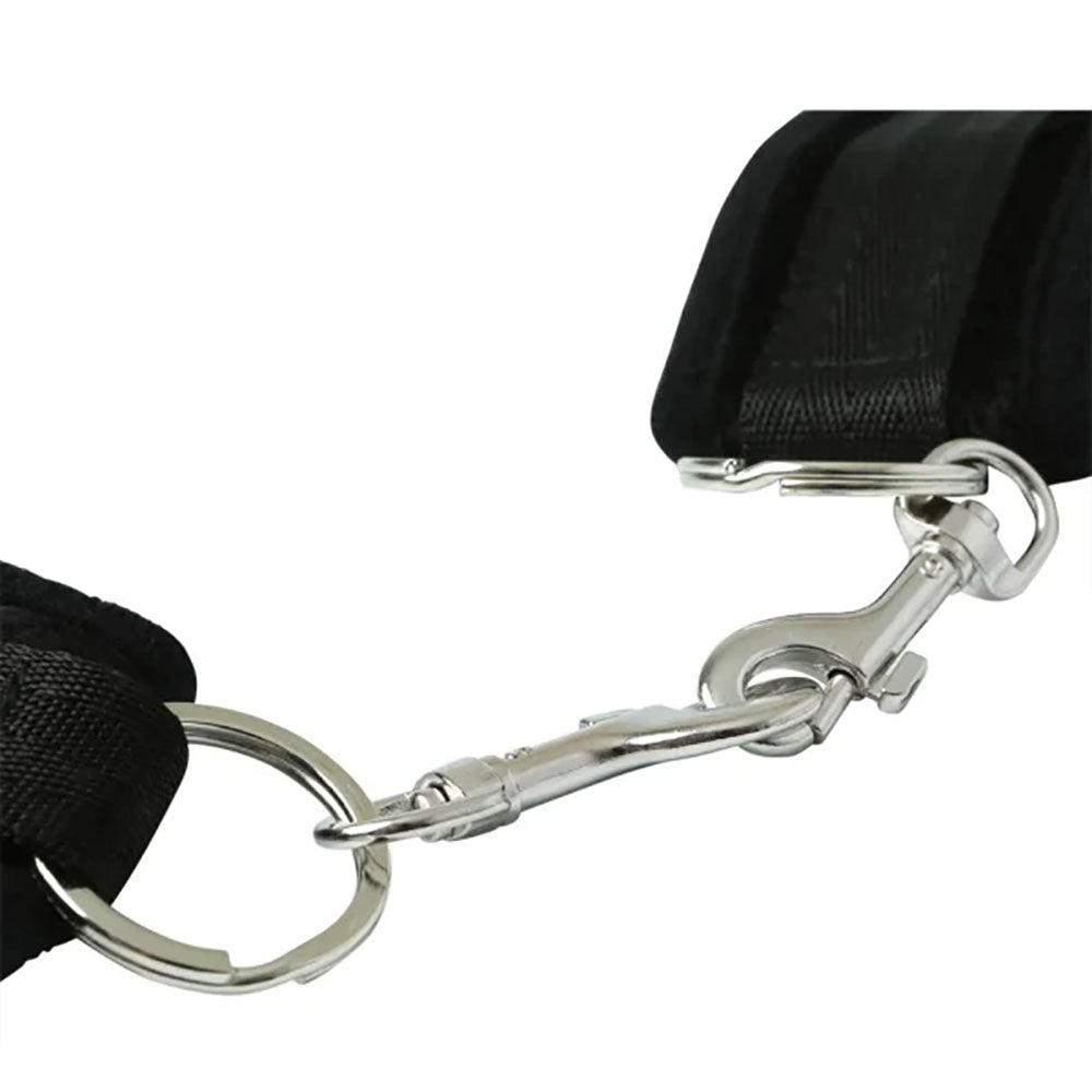 Sex & Mischief Black Beginners Handcuffs - Black Restraints - SS10028
