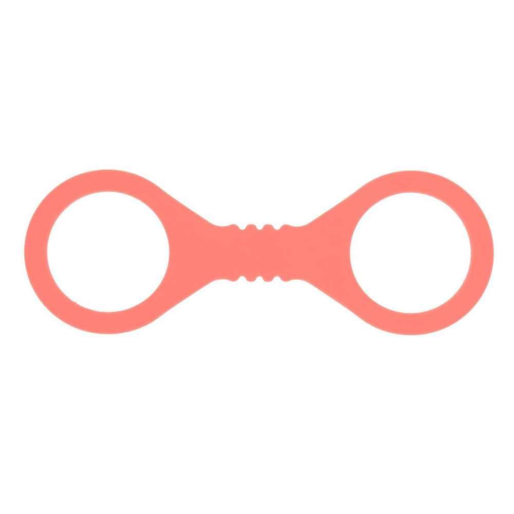 Sex & Mischief Peaches n CreaMe Small Silicone Cuffs - Peach Silicone Restraints-SS10201