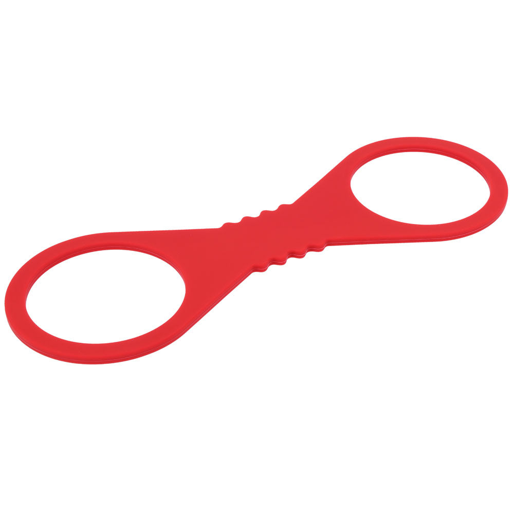 Sex & Mischief Amor Large Silicone Cuffs - Red Large Restraints - SS10230