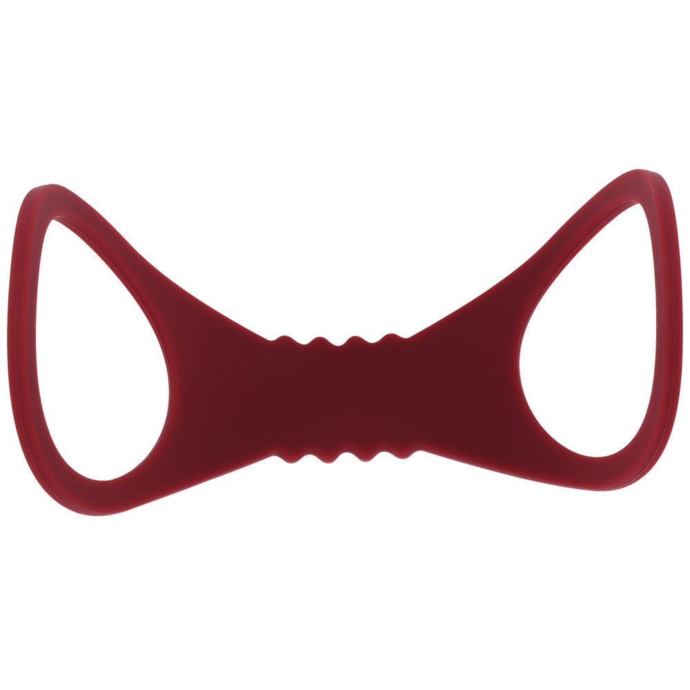 Sex & Mischief Enchanted Large Silicone Cuffs - Burgundy Large Restraints - SS10232
