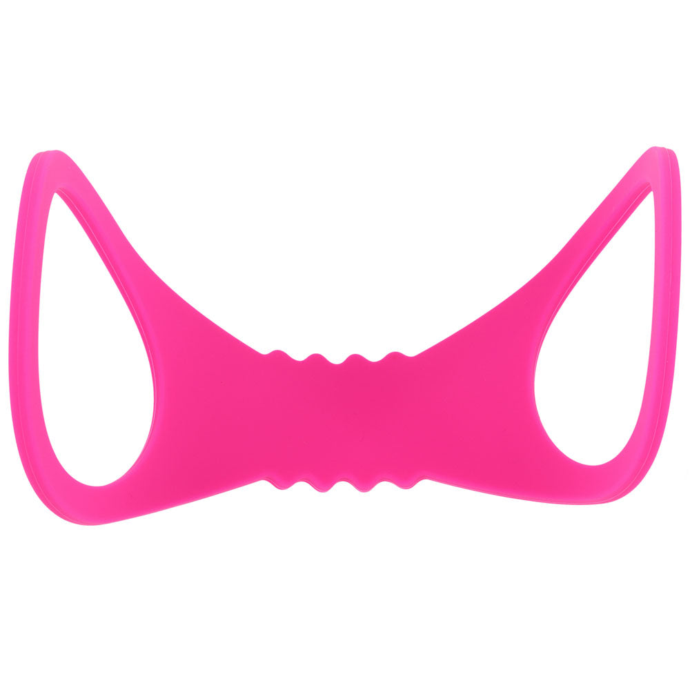 Sex & Mischief Large Hot Pink Silicone Cuffs - Hot Pink Large Restraints - SS10234