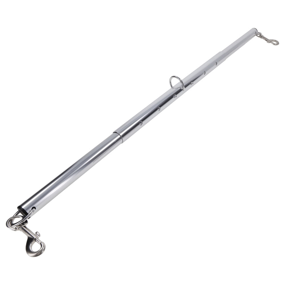 SPORTSHEETS Signature Adjustable Spreader Bar - Silver Metal Adjustable Spreader Bar (No Cuffs Included) - SS68109