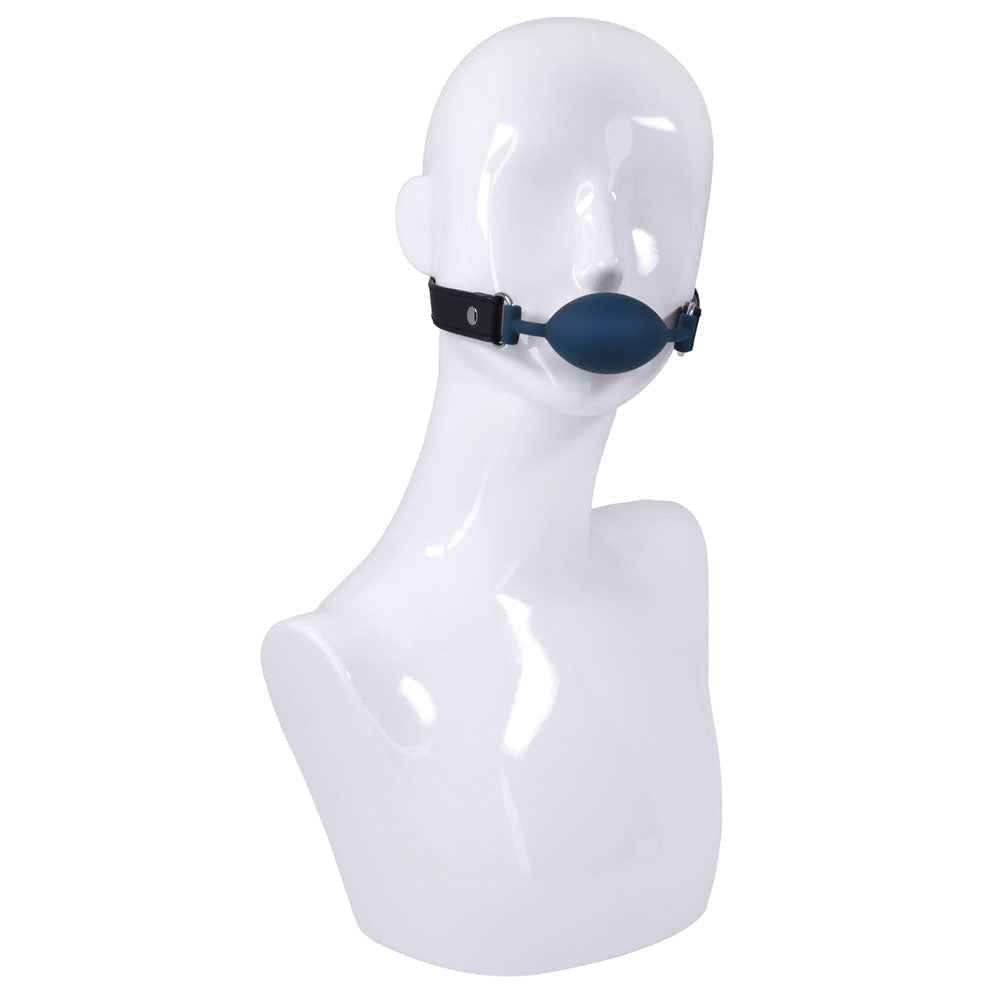 SPORTSHEETS Signature Twilight Tease Oval Gag - Blue Mouth Restraint - SS68123