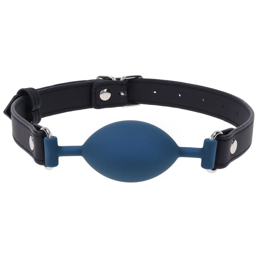 SPORTSHEETS Signature Twilight Tease Oval Gag - Blue Mouth Restraint - SS68123