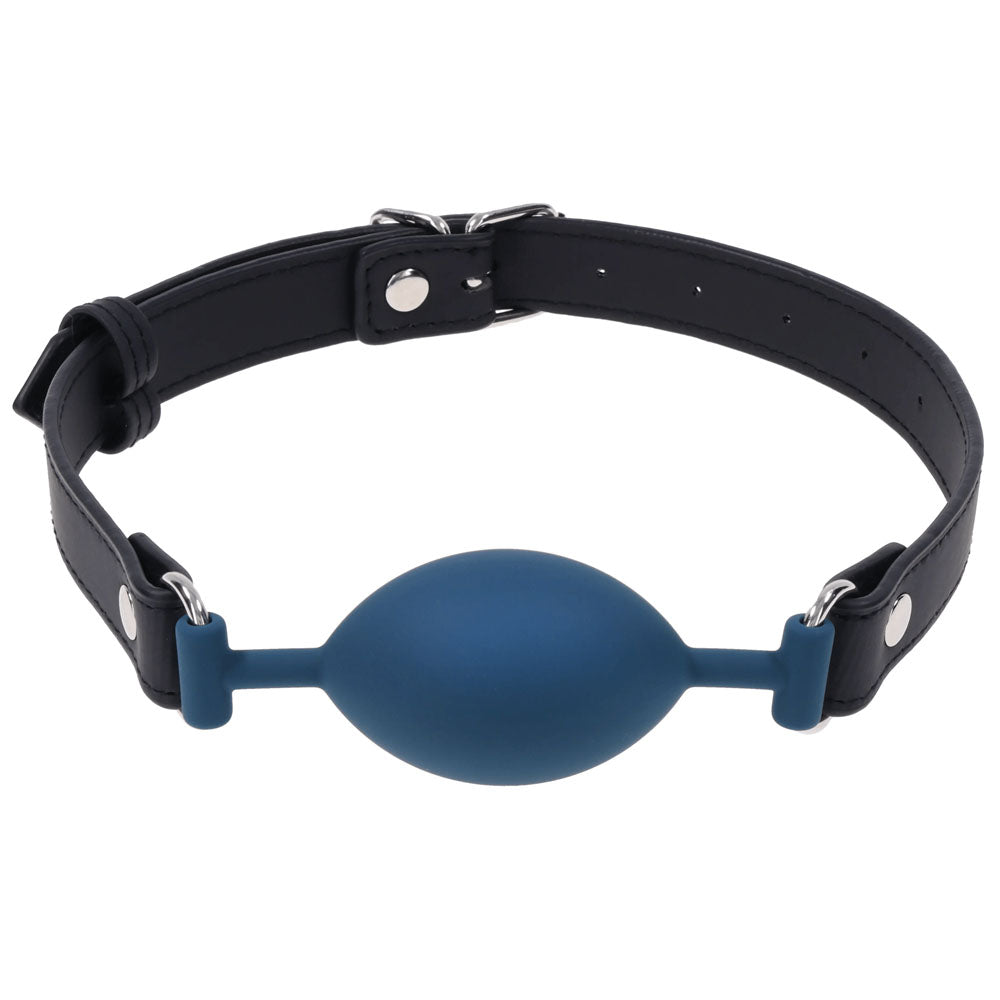 SPORTSHEETS Signature Twilight Tease Oval Gag - Blue Mouth Restraint - SS68123