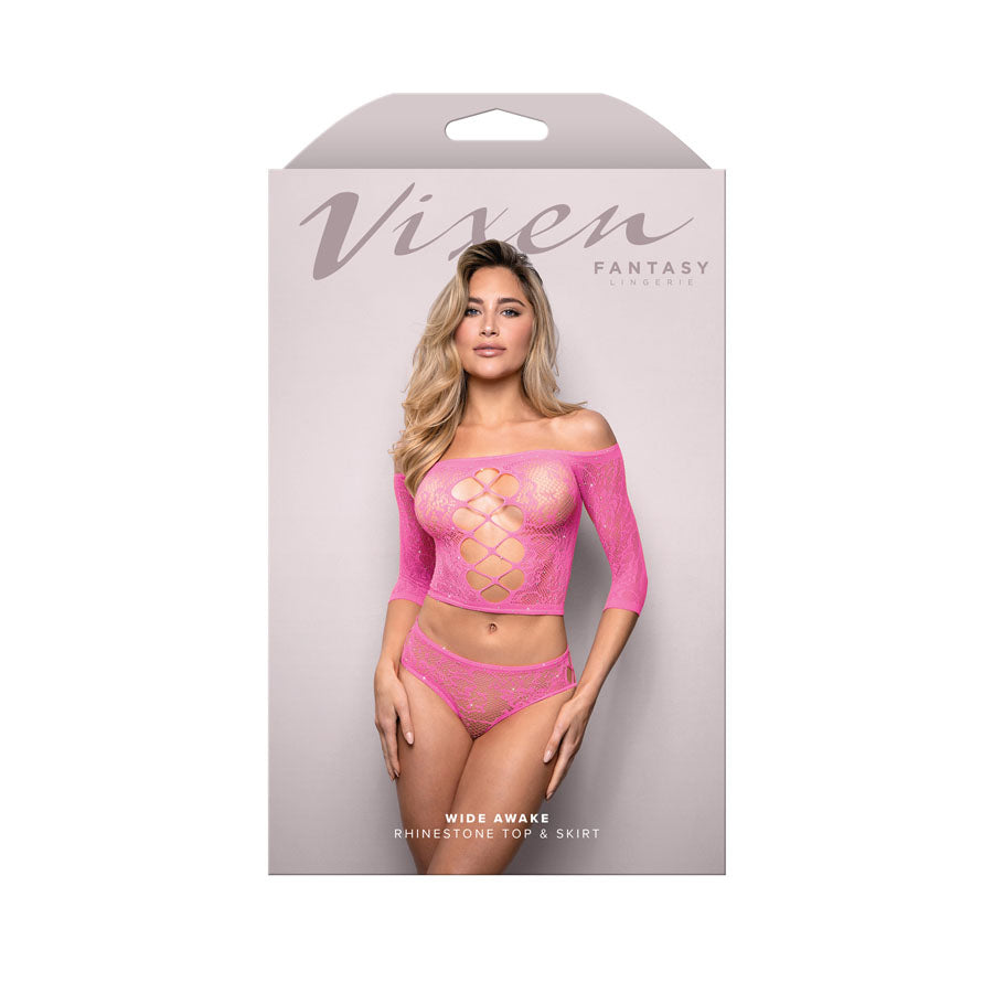 VIXEN WIDE AWAKE - 1Size - Pink - One Size-V812-OS-B