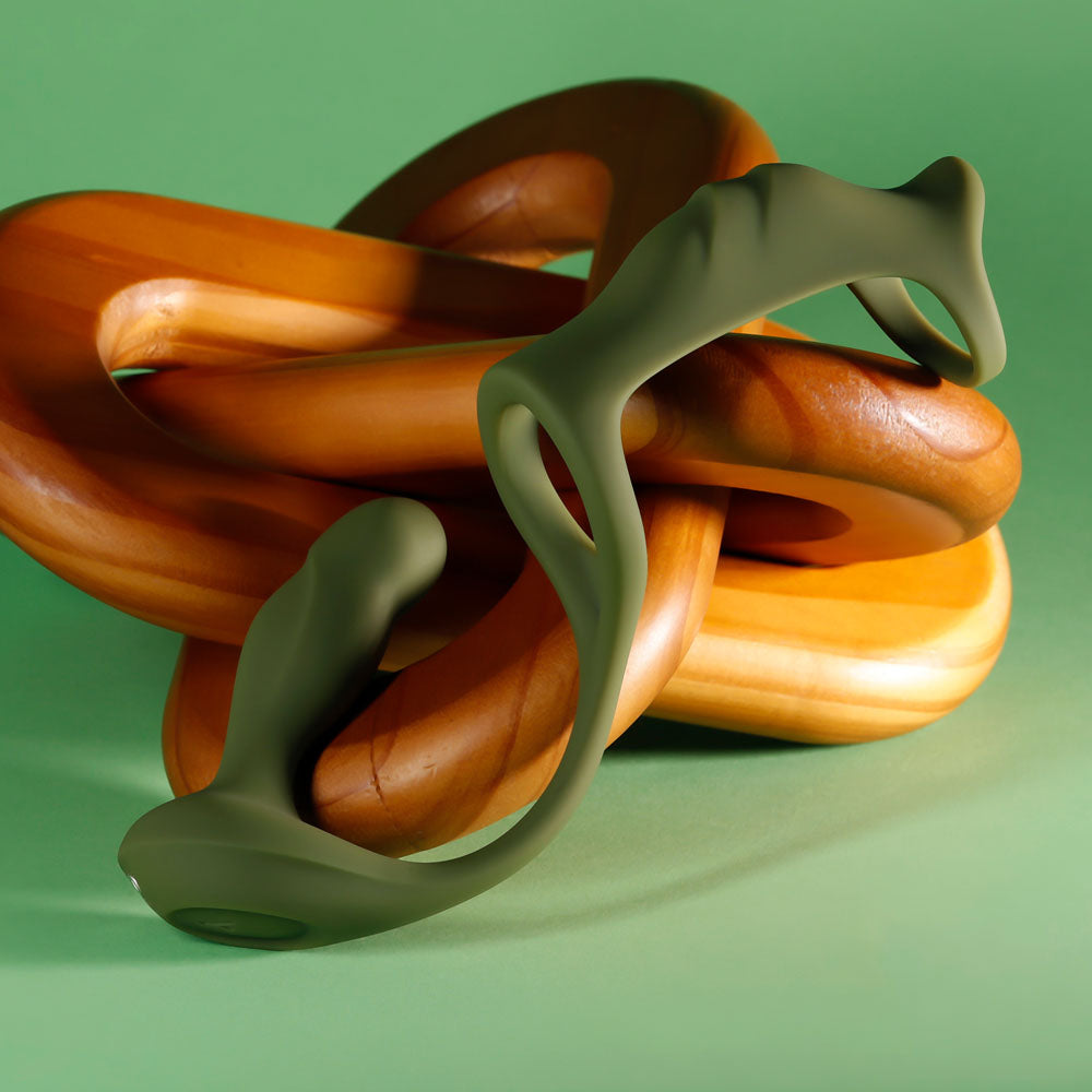 Zero Tolerance PROSTATE POWER PACK - Green USB Rechargeable Vibrating Prostate Massager with Co