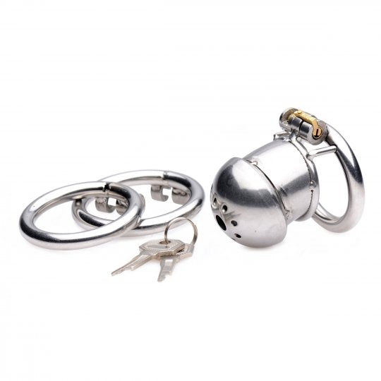 Master Series Exile Deluxe Locking Confinement Cage - Fetish