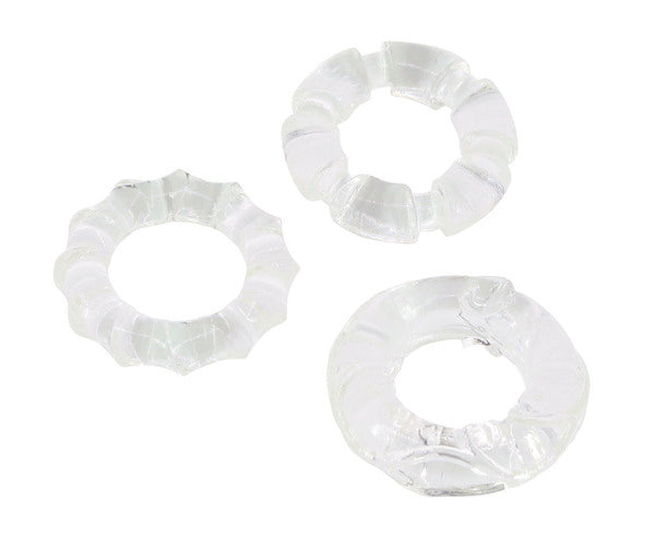 Stretchy Cockrings (Clear)