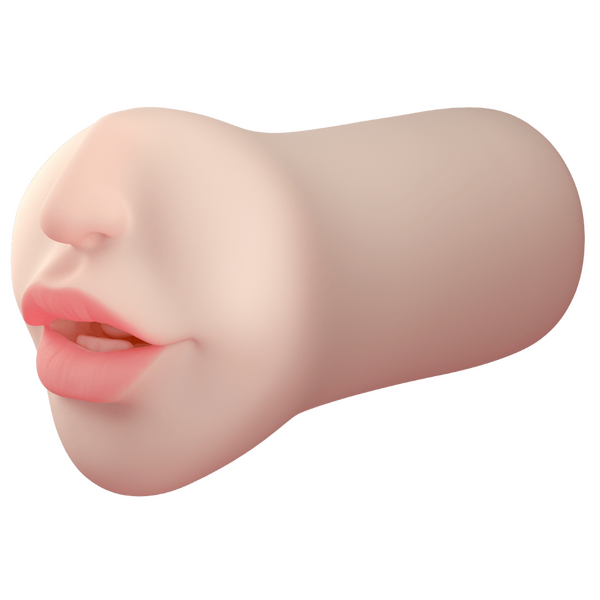Suction Kiss - Sucking & Vibrating Mouth (Flesh)-AMO-M-010