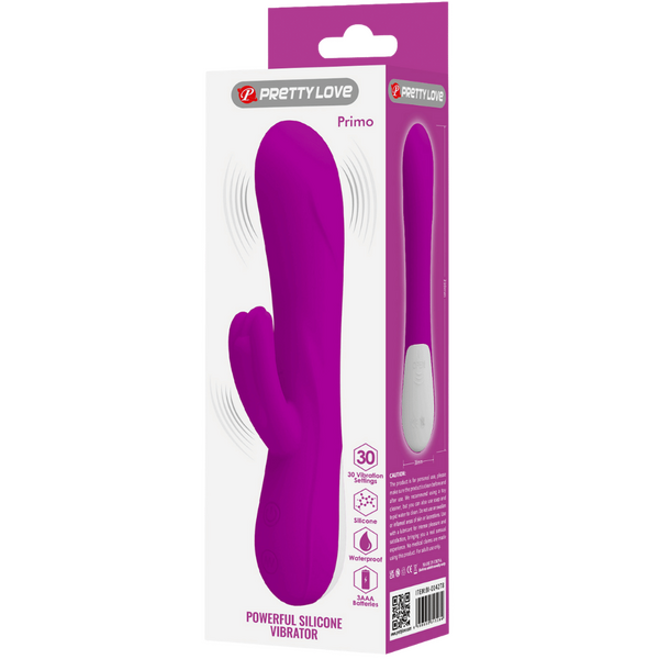 Powerful Silicone Vibrator - Primo (Purple)-BI-014278