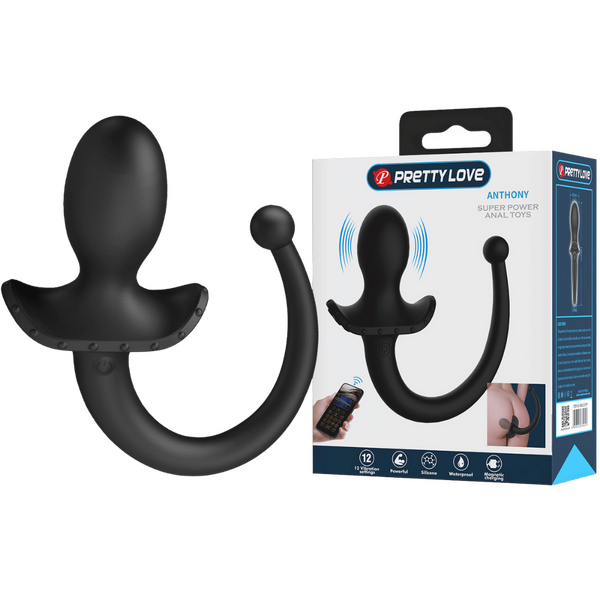 App Control Tail Plug - Anthony (Black)-BI-040195HP