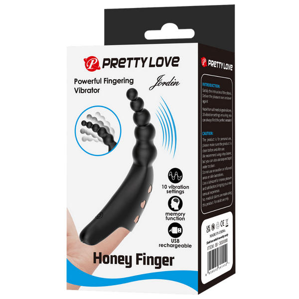 Rechargeable Honey Finger - Jordin (Black)-BI-300088