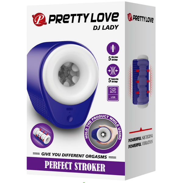 DJ Girl Perfect Stroker (Purple)-BM-00900T96