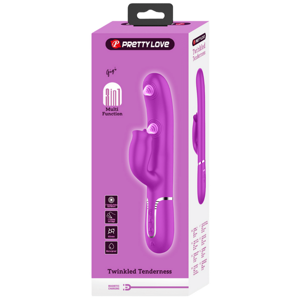 Gigi - 3in1 Multi-function Vibrator (Pink)-BW-500035