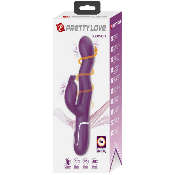 Rechargeable Laursen with Wave Function (Purple)-BW-500089-1