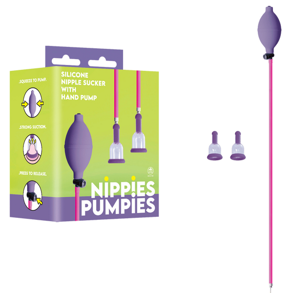 Nippies Pumpies - Silicone Nipple Sucker (Purple)-FNR061A000-022