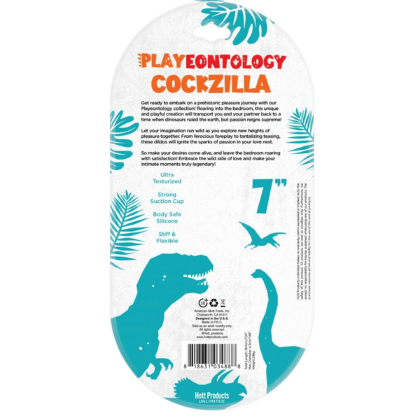 Cockzilla Dildo (Blue)-HP-3488